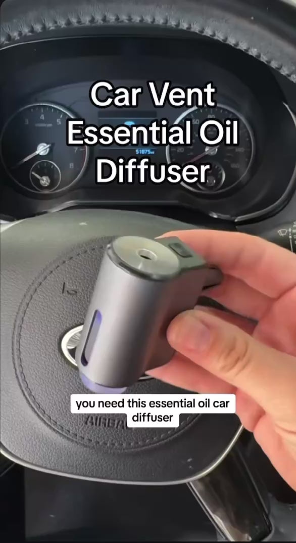 Smart Air-Vent Car Fragrance Diffuser | Long-Lasting Luxury Scent